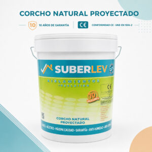 Corcho Natural Proyectado Cubiertas y Fachadas ECO