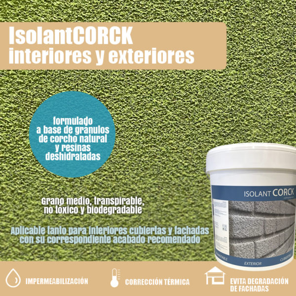 Palé Corcho Proyectado IsolantCorck - Imagen 2