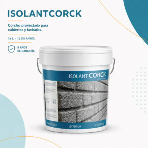 IsolantCorck Revestimiento de Corcho Natural Proyectado