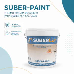 SUBER-PAINT Thermo-Pintura de Corcho Cubiertas y Fachadas