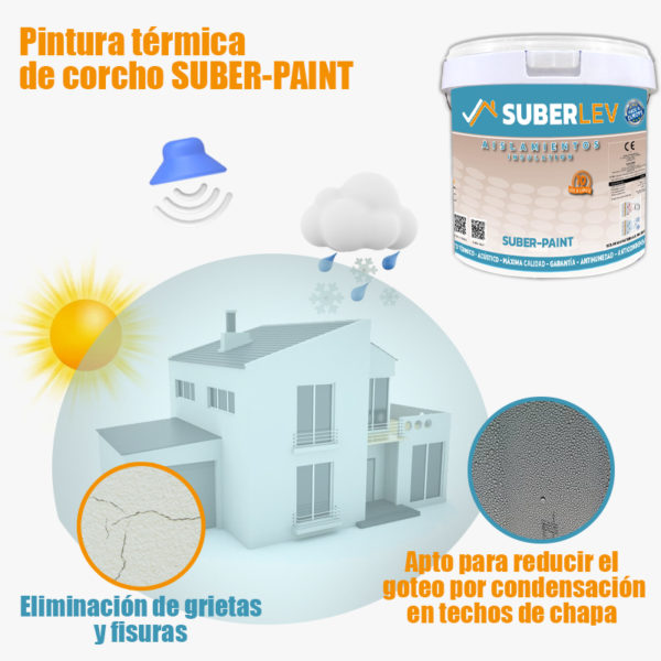 Pintura Térmica Fibra Corcho - Imagen 5