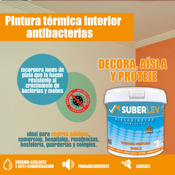 Pintura Térmica Interior Anti bacterias - Imagen 2