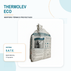 THERMOLEV ECO Mortero Térmico SATE Interior y Exterior