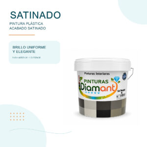 Pintura Plástica Satinada Interior y Exterior